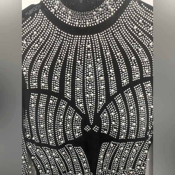 Akira Glam Pearl & Crystal Bodysuit - Picture 2 of 4